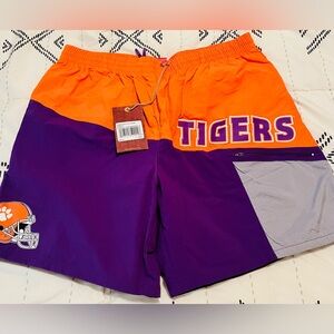 NWT Mitchell & Ness Clemson Tigers Utility Shorts Mens XL.